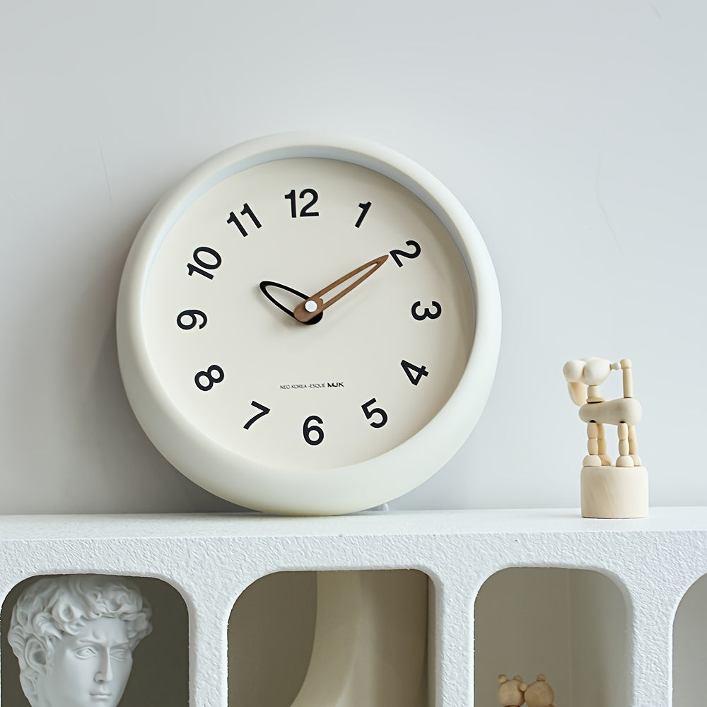 Skorter | SilenceTime - Silent 10-Inch Wall Clock for Bedroom and Living Room