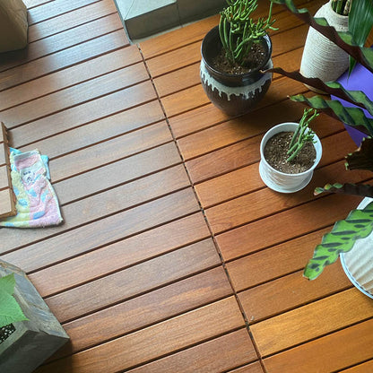 Skorter | Basic Wood Tiles Composite Pavers Tiles for Outdoor Patio
