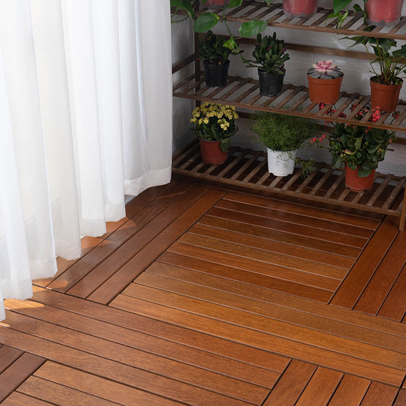 Skorter | Basic Wood Outdoor Floor Tiles Click Patio Floor Tiles