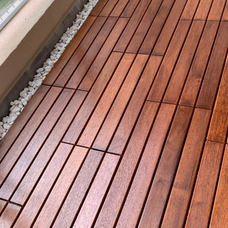 Skorter | Basic Wood Outdoor Floor Tiles Click Patio Floor Tiles