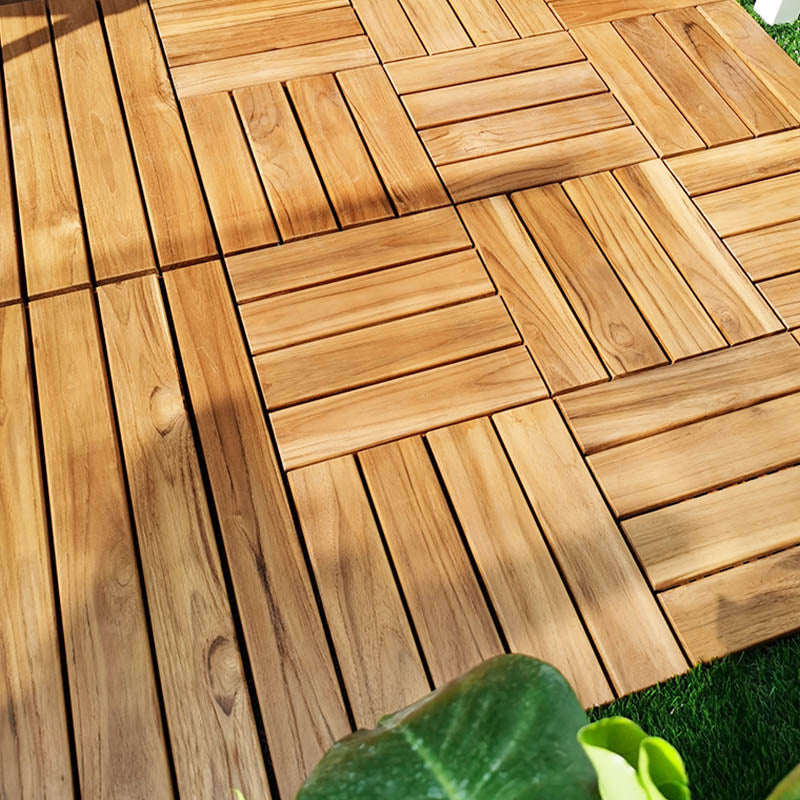 Skorter | Connected outdoor floor tiles wooden planks