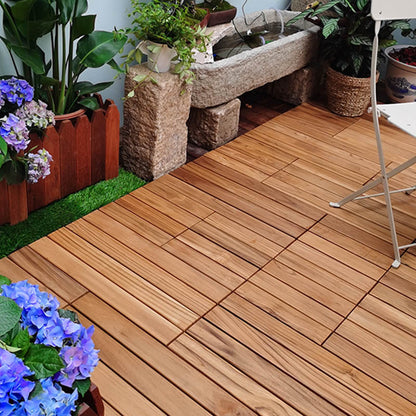Skorter | Connected outdoor floor tiles wooden planks