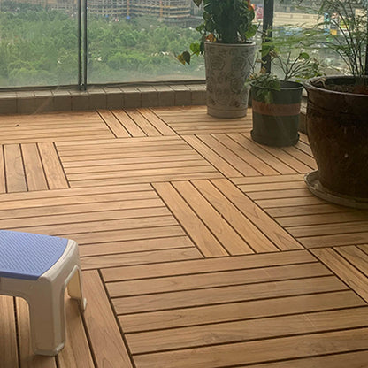 Skorter | Connected outdoor floor tiles wooden planks