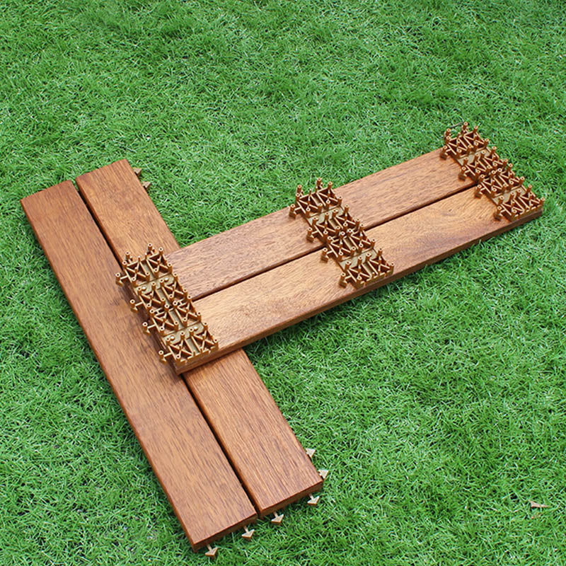 Skorter | Basic Wood Tile Set Composite Layable Patio Tiles