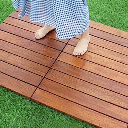 Skorter | Basic Wood Tile Set Composite Layable Patio Tiles