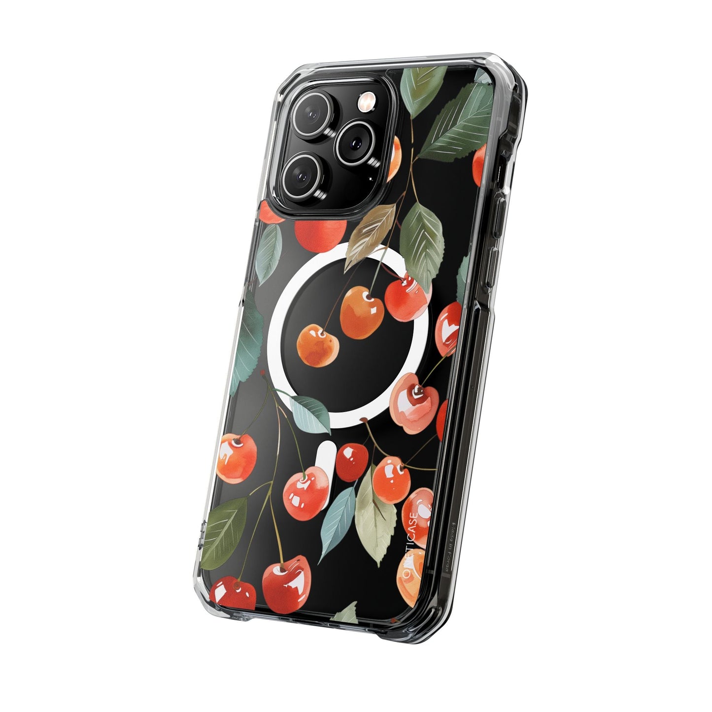 Skorter | Cherries Magnetic Clear Case for iPhone Series