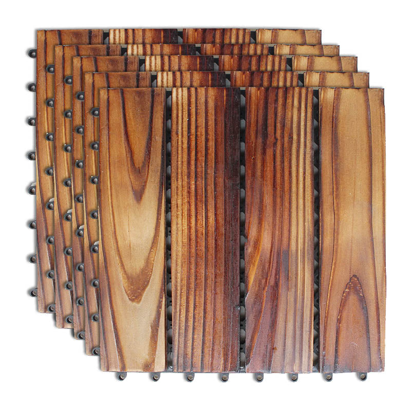 Skorter | Connection Patio Floor Tiles Made of Solid Wood Patio Floor Tiles
