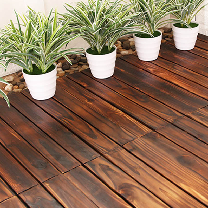 Skorter | Connection Patio Floor Tiles Made of Solid Wood Patio Floor Tiles