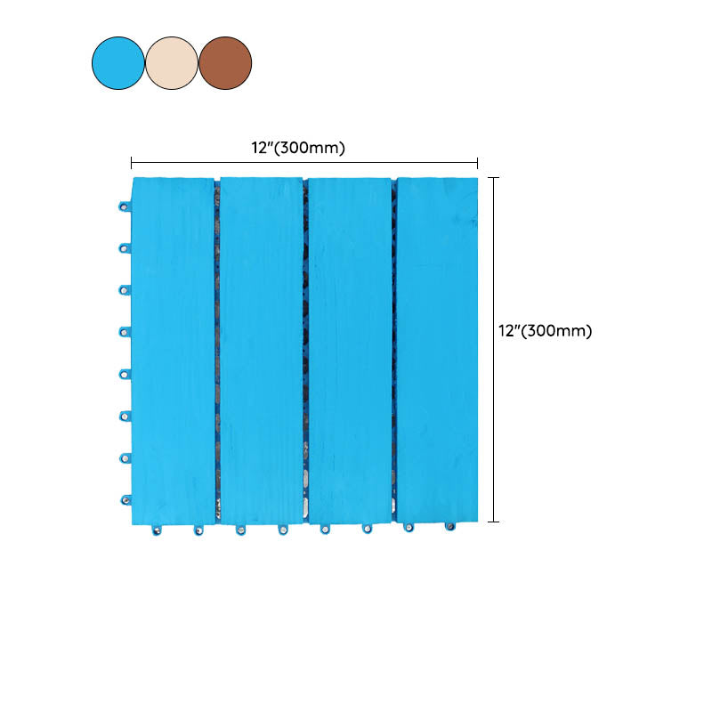 Skorter | Connection Patio Floor Tiles Made of Solid Wood Patio Floor Tiles