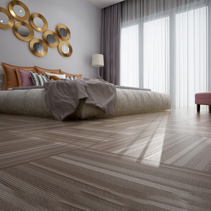 Skorter | Fireproof Square PVC Flooring Peel and Stick Waterproof PVC Flooring