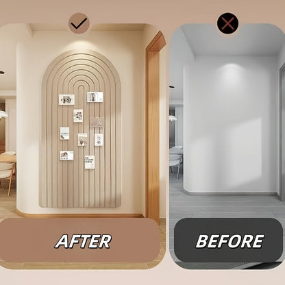 Skorter | Curved Felt Notice Board – Large Self-Adhesive Wall Decoration made of Polyester Felt