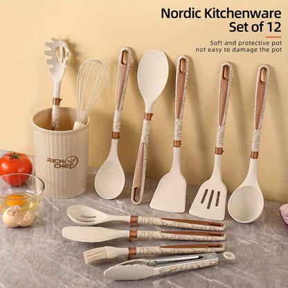 Skorter | Cooking - Kitchen joy with the elegant silicone kitchen utensil set