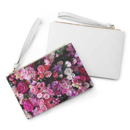 Skorter | Bouquet Design Vegan Zipped Clutch Bag
