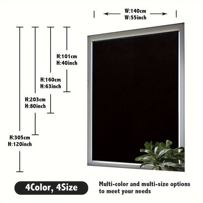 Skorter | 1 Piece Blackout Curtains - Portable Blackout Shades, Window Covering for Bedroom and Living Room