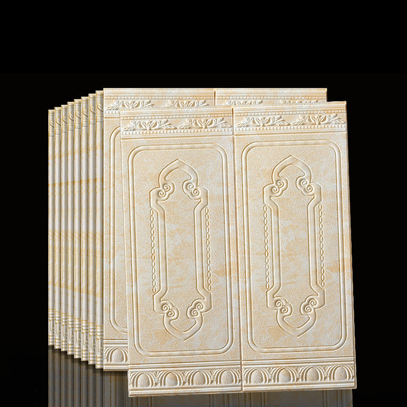 Skorter | Contemporary waterproof 3D wall strip veneer for peeling and sticking on interior walls