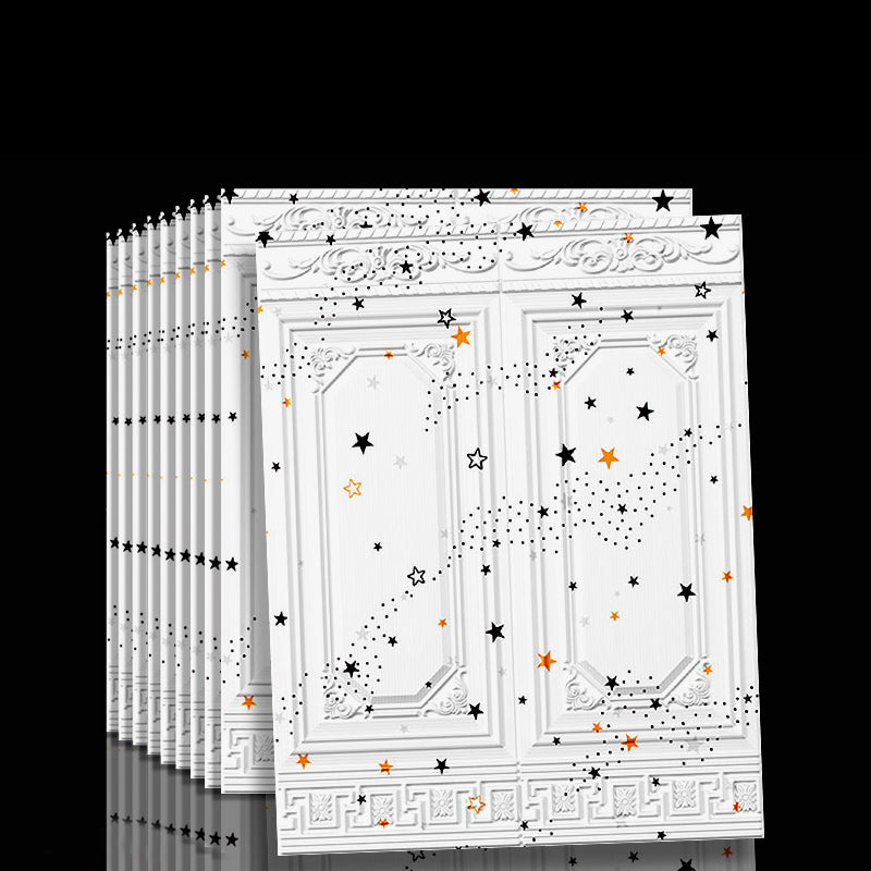 Skorter | Contemporary waterproof 3D wall panel veneer for peeling and sticking for interior walls