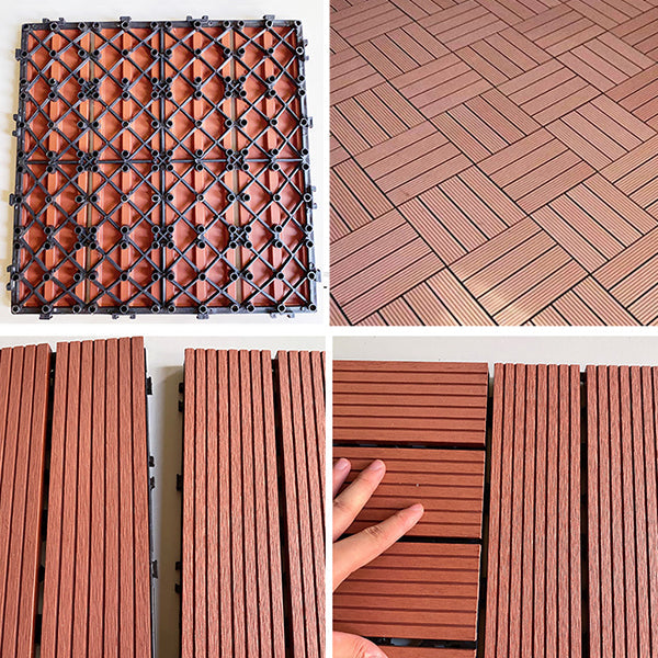 Skorter | Connectable terrace tiles composite terrace tiles for outdoor use