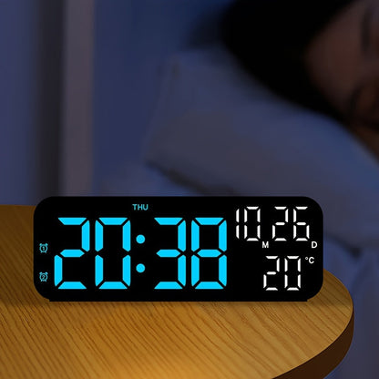 Skorter | DeskTime - Digital USB Desk Clock with Date and Temperature Display