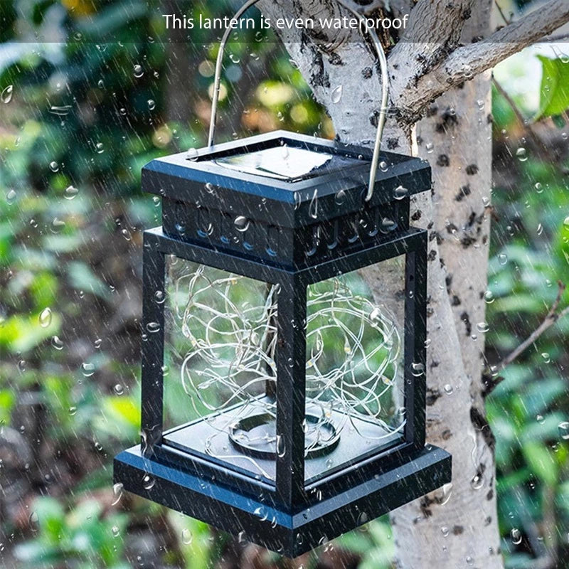 Skorter | Solar LED Lantern with Fairy Lights – Decorative Garden Lamp for Outdoors and Terrace