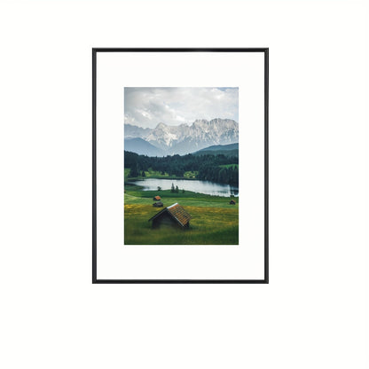 Skorter | 1 pc Photo frame - Photo frame for Wall and Table decoration, Perfect for Art, Birthdays and Home decoration, Black, Elongated