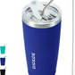 Skørter | 20 oz Insulated Glass With Lid And Straw In Stainless Steel Coffee Tumbler Cup, Green
