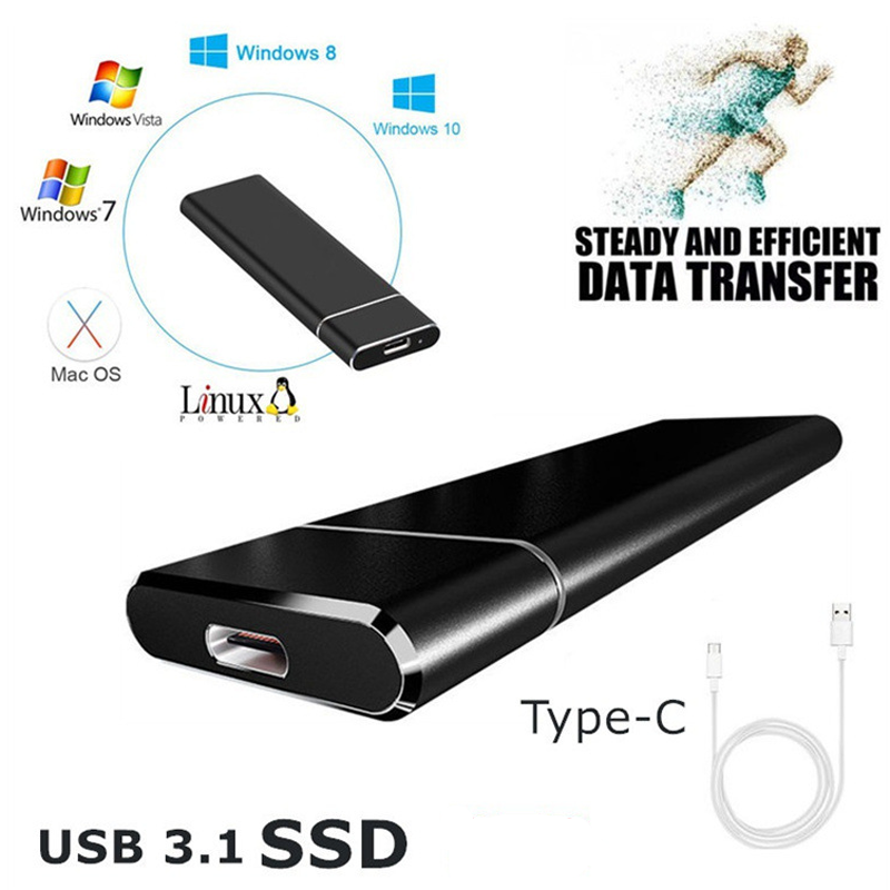 Skorter | Portable Solid State External Hard Drive, Ultra Speed External SSD