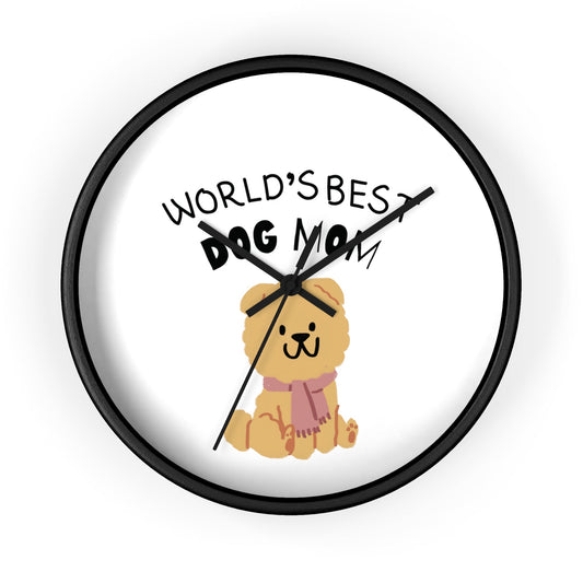 Skorter | Best Dog Mom Wall clock