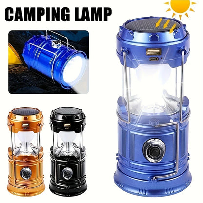 Skorter | Solar Camping Lamp with USB Charging – Portable LED Lantern for Outdoor Activities and Emergencies