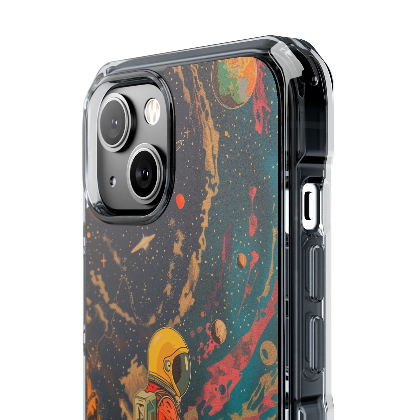 Skorter | Astronaut on Planet X Magnetic Clear Case for iPhone Series