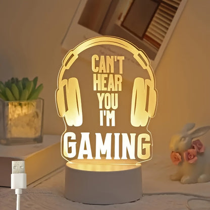 Skorter | GameLamp - Mini LED Table Lamp with USB Charging for Game Room