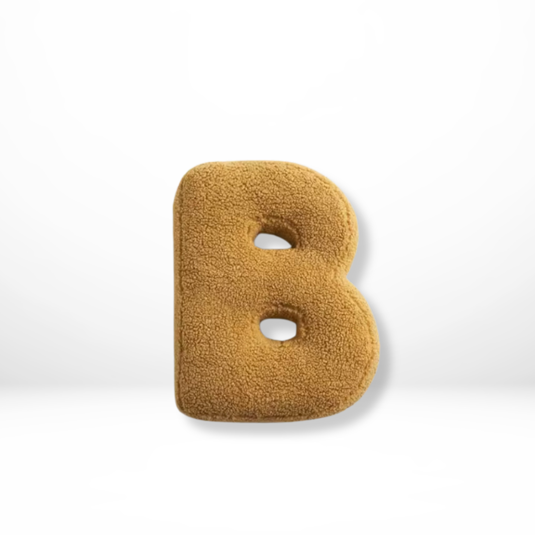 Skorter | Alphabet Cushion Velura – Soft Velvet Decorative Cushion in Every Letter of the Alphabet