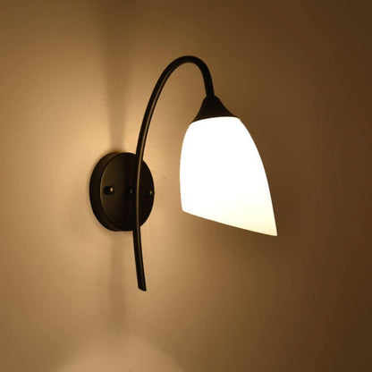 Skorter | Gloeiglow - Modern Slant, Bell-shaped Wall Lamp With Arm