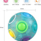 Skørter | Set with 2 Rainbow Puzzle Ball Cube Magic Rainbow Ball Puzzle Bundle Stress Fidget Ball Brain Teaser