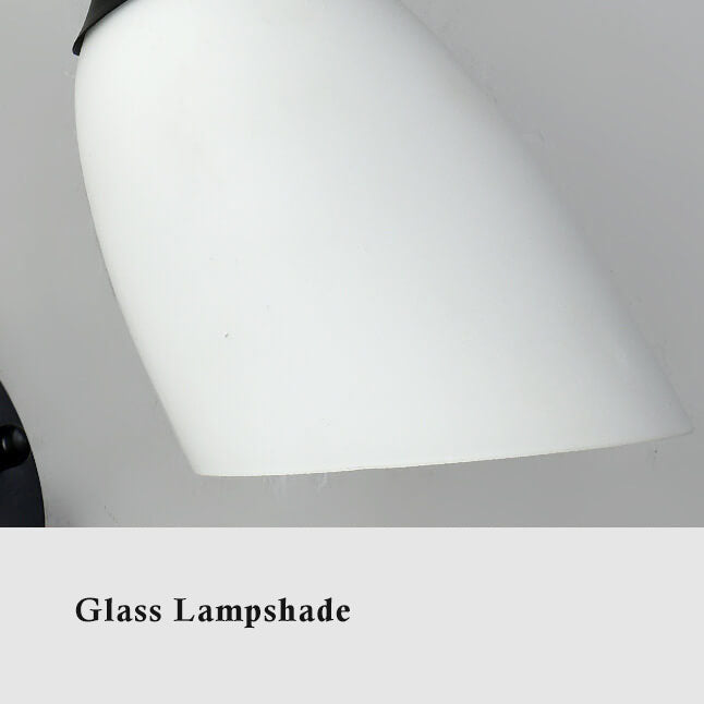Skorter | GloeiGlow - Modern slanting, bell-shaped wall lamp with arm