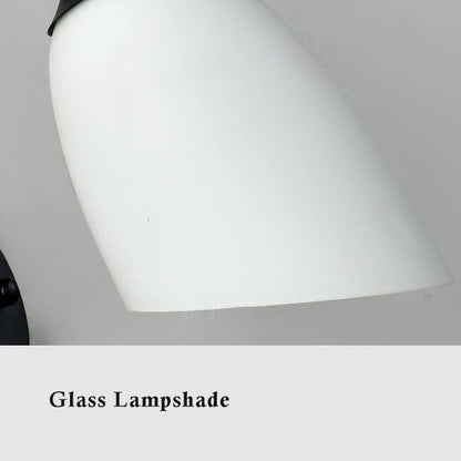 Skorter | GloeiGlow - Modern slanting, bell-shaped wall lamp with arm