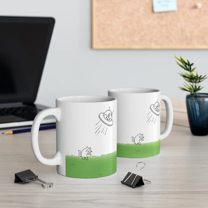 Skorter | Abducting Cat Mug