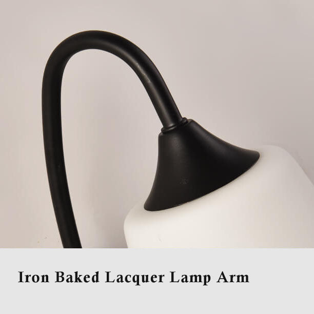 Skorter | GloeiGlow - Modern slanting, bell-shaped wall lamp with arm