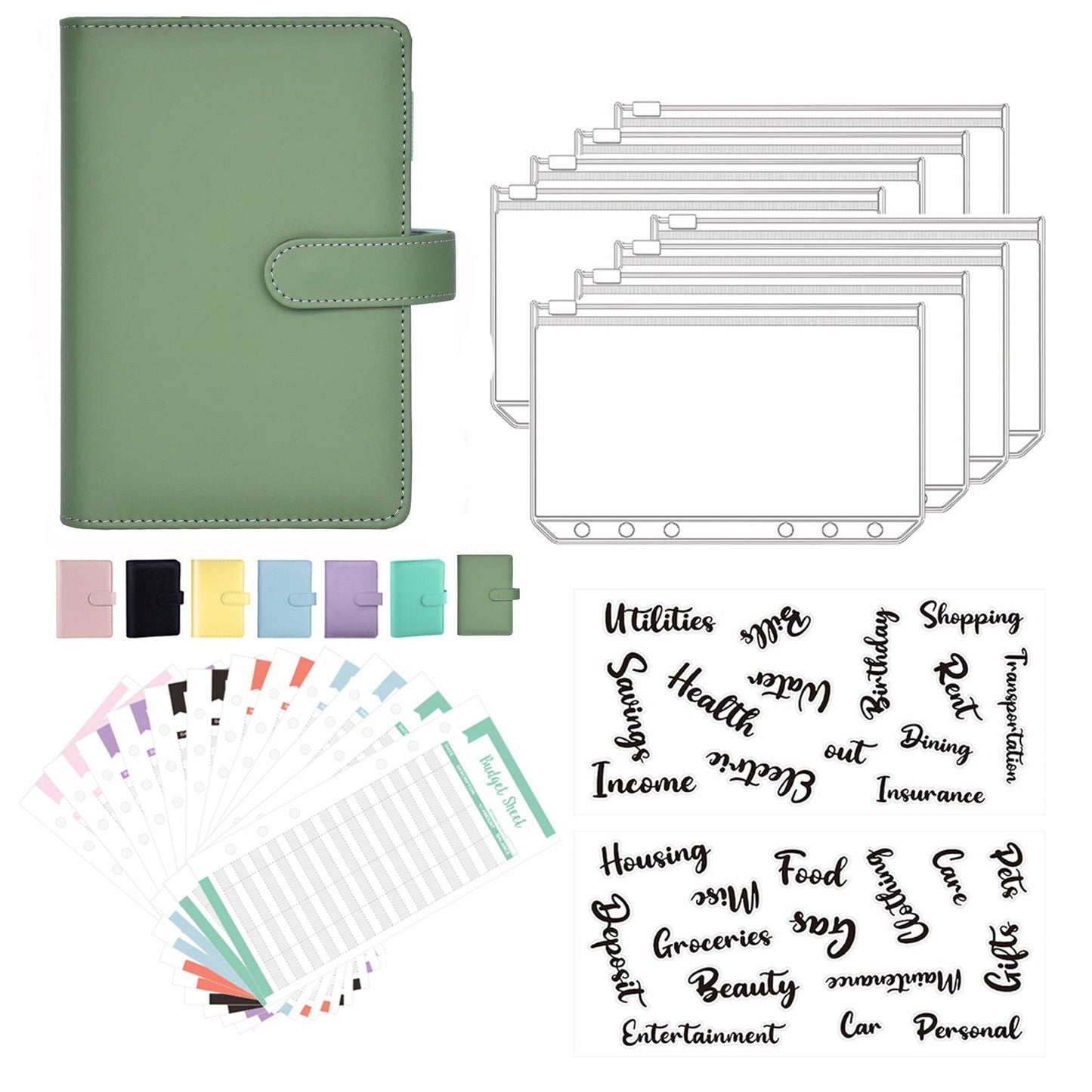 Skorter | Budget Binder Book With Cash Envelopes