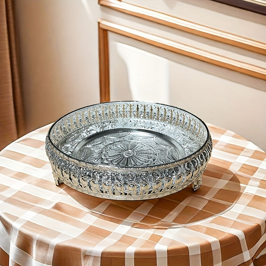 Skorter | EuroServe-Fruit Bowl - Stainless Steel Snack Bowl for Living Room & Kitchen Decor