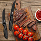 Skørter | 8 Piece Stainless Steel Knife Set - Stainless Steel and Dishwasher Safe