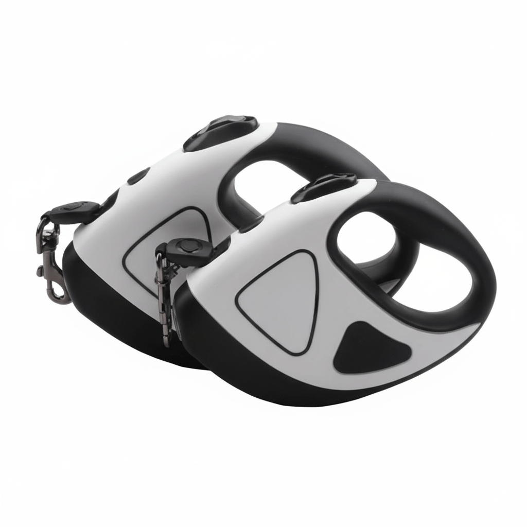 Skorter | BRIGHTLEASH – LED dog leash with reflectors & retraction mechanism for safe walks