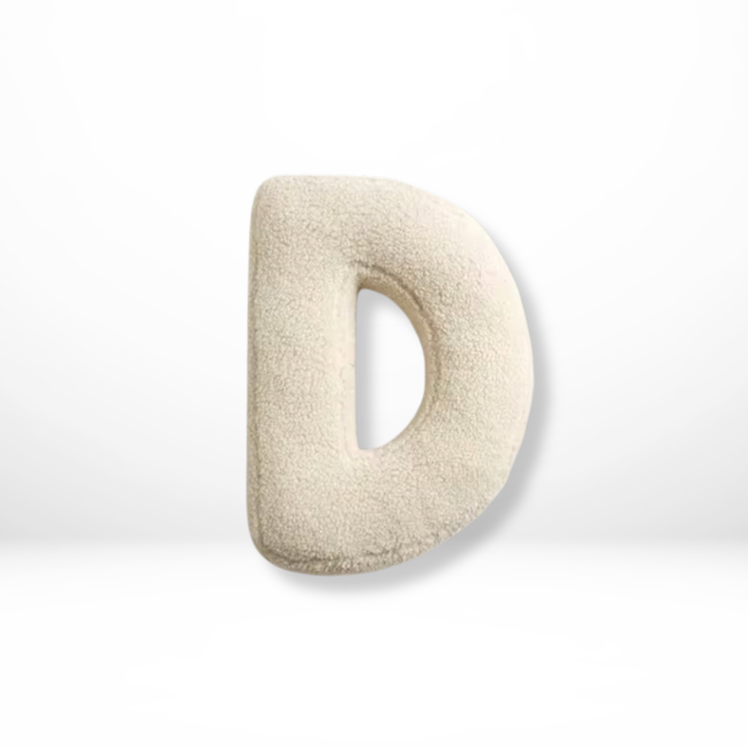 Skorter | Alphabet Cushion Velura – Soft Velvet Decorative Cushion in Every Letter of the Alphabet
