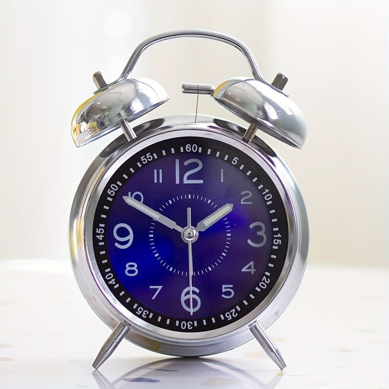 Skorter | RetroBell - Silent Analog Alarm Clock with Backlight