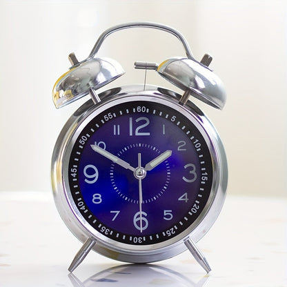 Skorter | RetroBell - Silent Analog Alarm Clock with Backlight