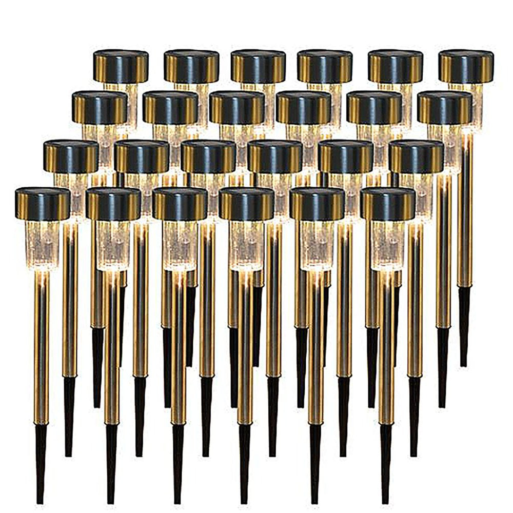 Skorter | Stainless steel outdoor pathway solar light - Waterproof, LED landscape lighting solar-powered light garden light for pathway patio courtyard