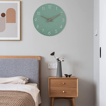 Skorter | Large Wooden Wall Clock – Minimalist Design with Silent Movement