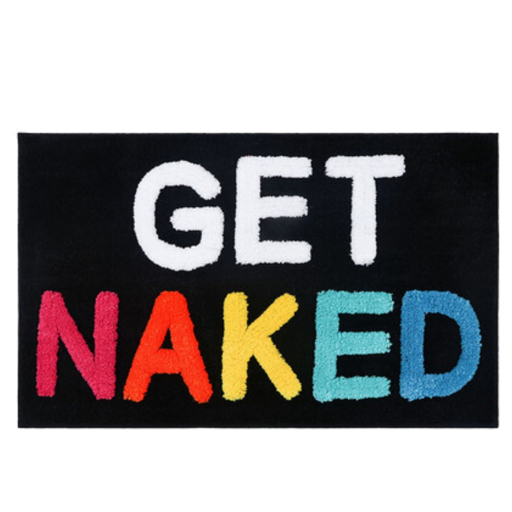 Skorter | "Get Naked" Funny Bathroom Mat