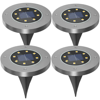 Skorter | Solar Ground Lights – Weatherproof Outdoor LED Pathway Lighting Powered