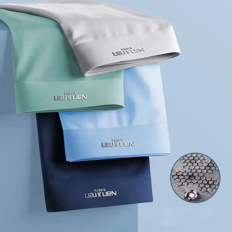 Skorter | CoolSilk 4-Piece Ice Silk Boxers with Graphene Technology