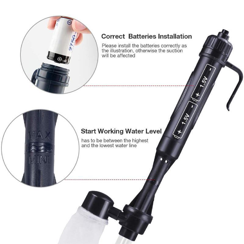 Skorter | Automatic water changer for fish tank electric sand washer